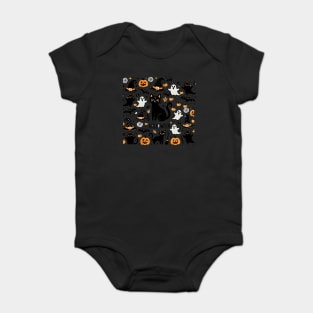 Spooky Halloween Cats, For Cat Lover Baby Bodysuit